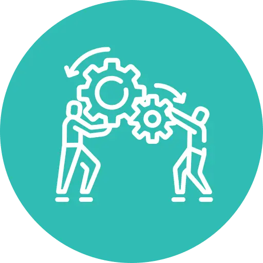 Responsive customer support icon