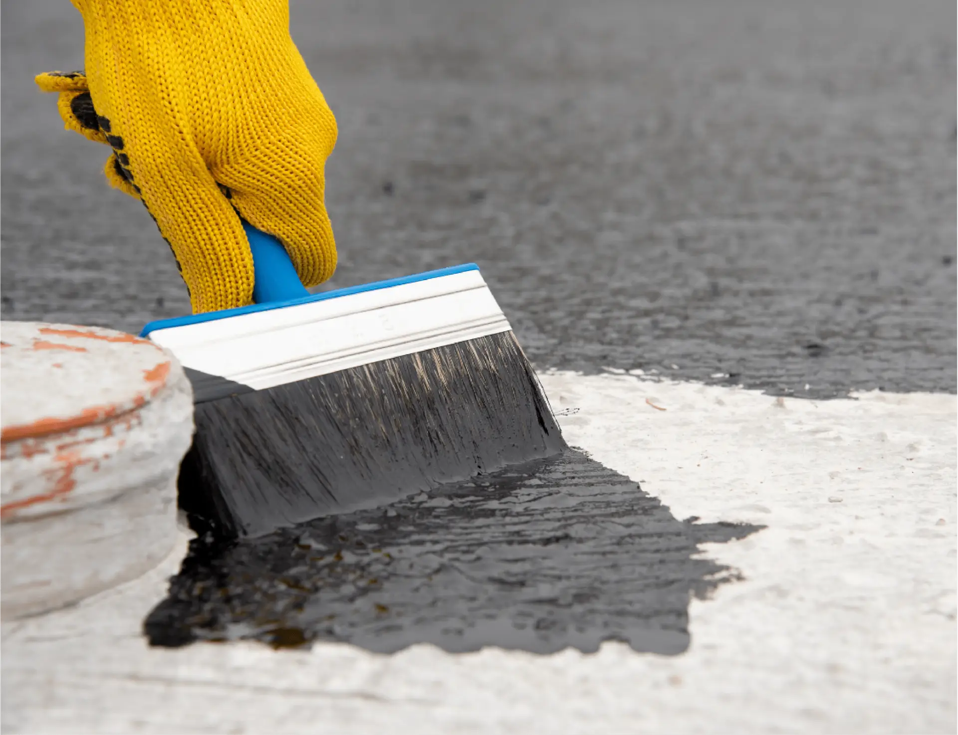 Protective exterior building coating application